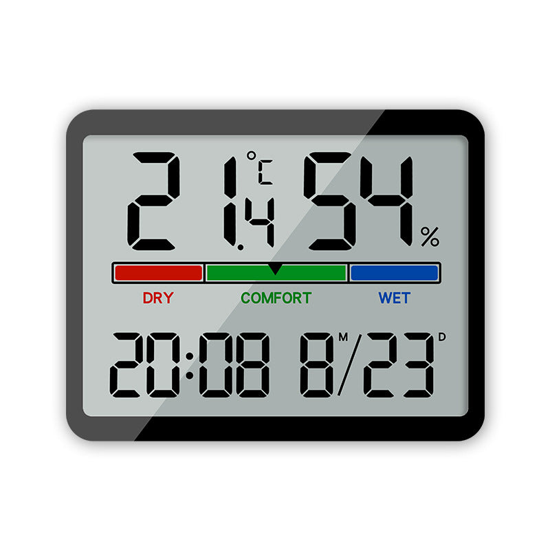 Horloge Numérique Multifonction avec Hygromètre Intégré 0