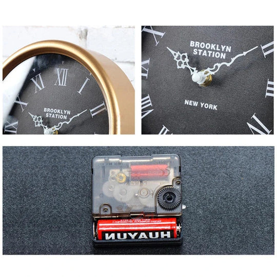 Horloge de Bureau Rétro en Métal Décorative 5