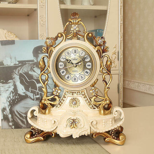 Horloge de Bureau Victorienne Antique 2