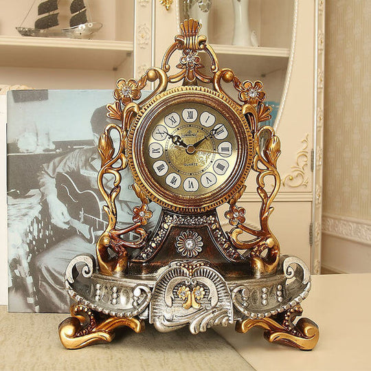Horloge de Bureau Victorienne Antique 3