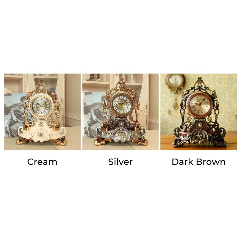 Horloge de Bureau Victorienne Antique 6