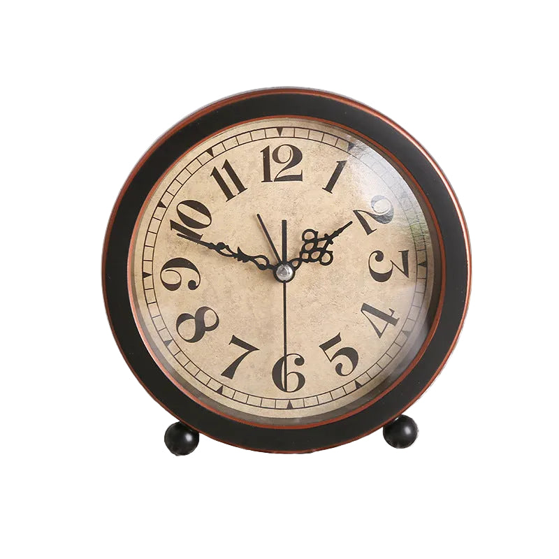 Horloge de Table Vintage Design Classique pour Décoration Intérieure 0