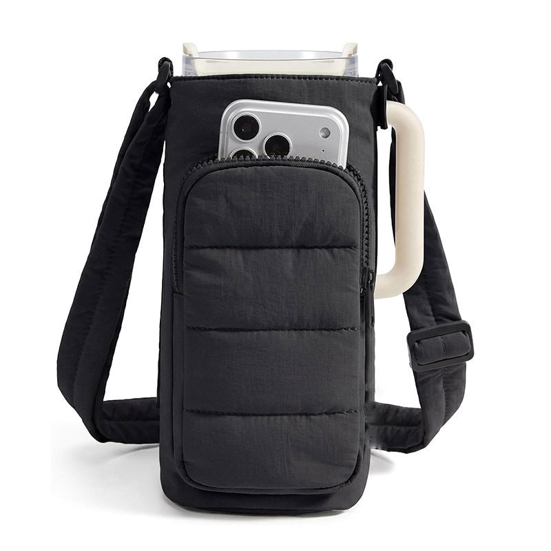 Housse Isolante pour Bouteille d'Eau avec Poche Pratique et Sangle Ajustable 0