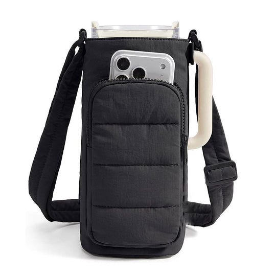 Housse Isolante pour Bouteille d'Eau avec Poche Pratique et Sangle Ajustable 0