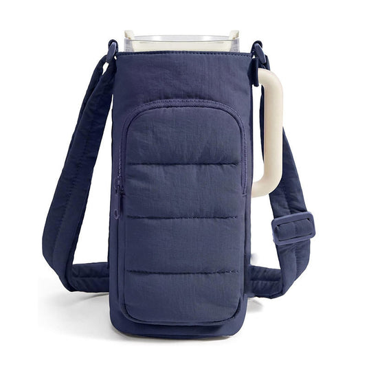 Housse Isolante pour Bouteille d'Eau avec Poche Pratique et Sangle Ajustable 4
