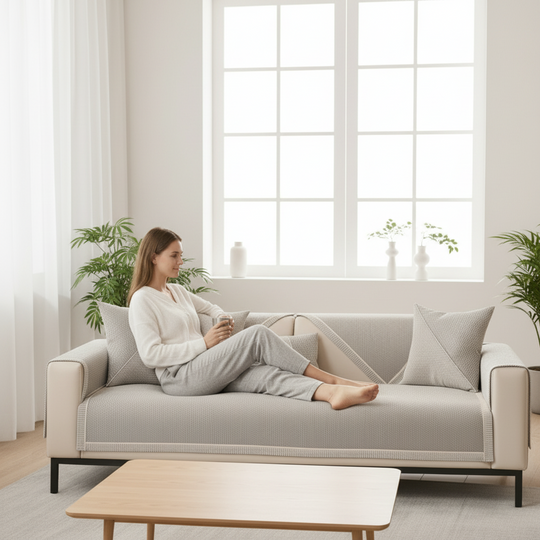 Housse de Canapé Antidérapante Polyvalente pour Salon 2