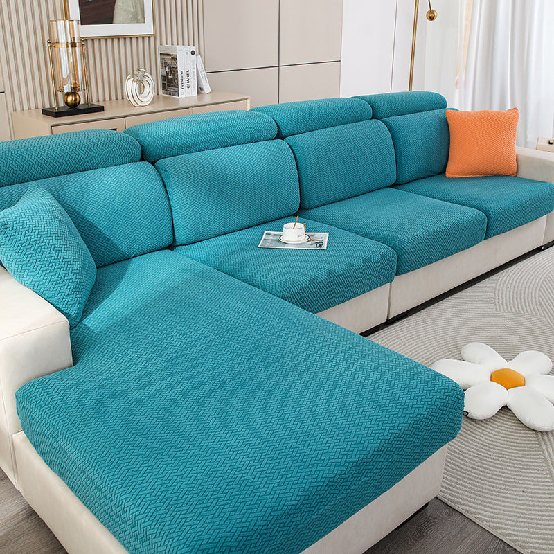 Housse de Canapé Extensible Design Moderne Adaptable à Tous les Styles 10