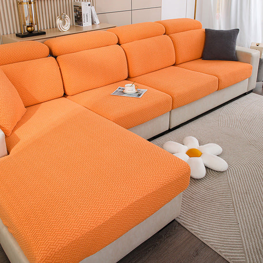 Housse de Canapé Extensible Design Moderne Adaptable à Tous les Styles 11