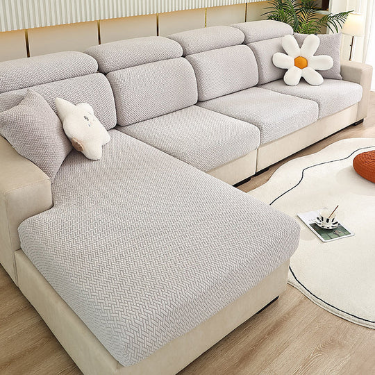 Housse de Canapé Extensible Design Moderne Adaptable à Tous les Styles 3