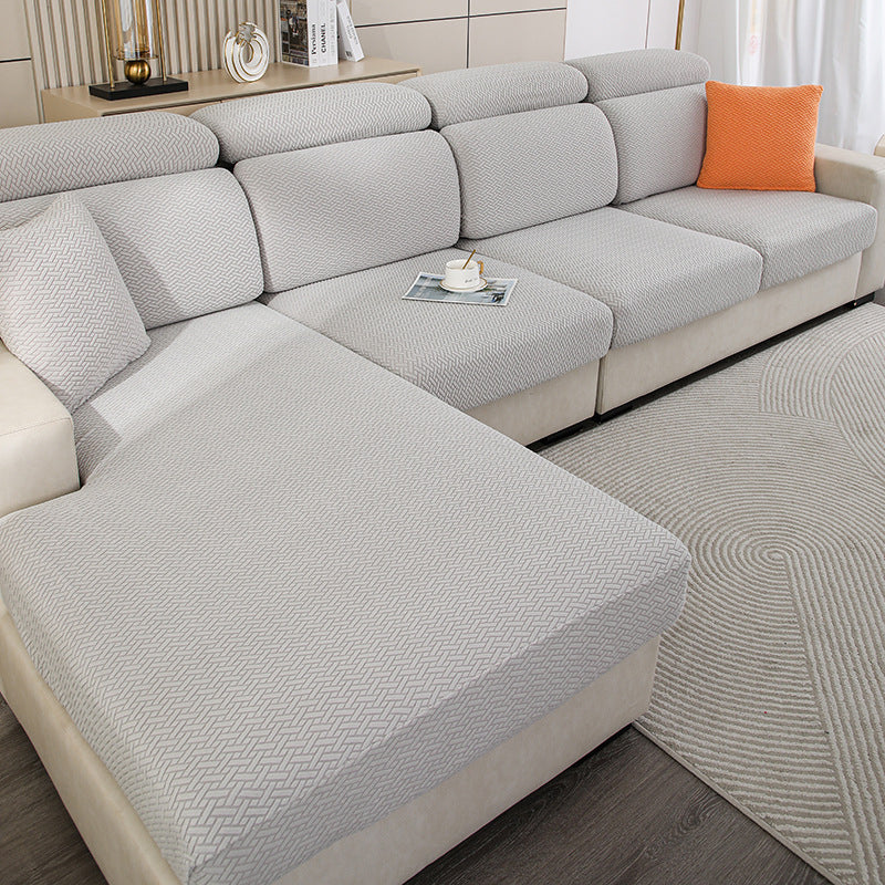 Housse de Canapé Extensible Design Moderne Adaptable à Tous les Styles 8