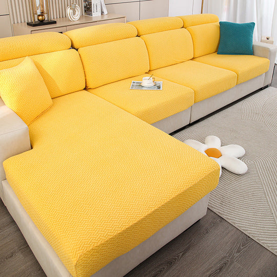 Housse de Canapé Extensible Design Moderne Adaptable à Tous les Styles 9
