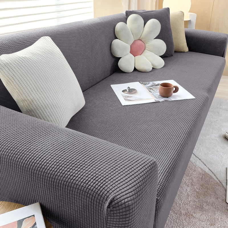 Housse de Canapé Extensible Moderne Ajustable avec Protection Antidérapante 1