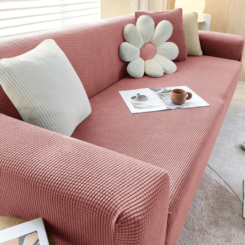 Housse de Canapé Extensible Moderne Ajustable avec Protection Antidérapante 7