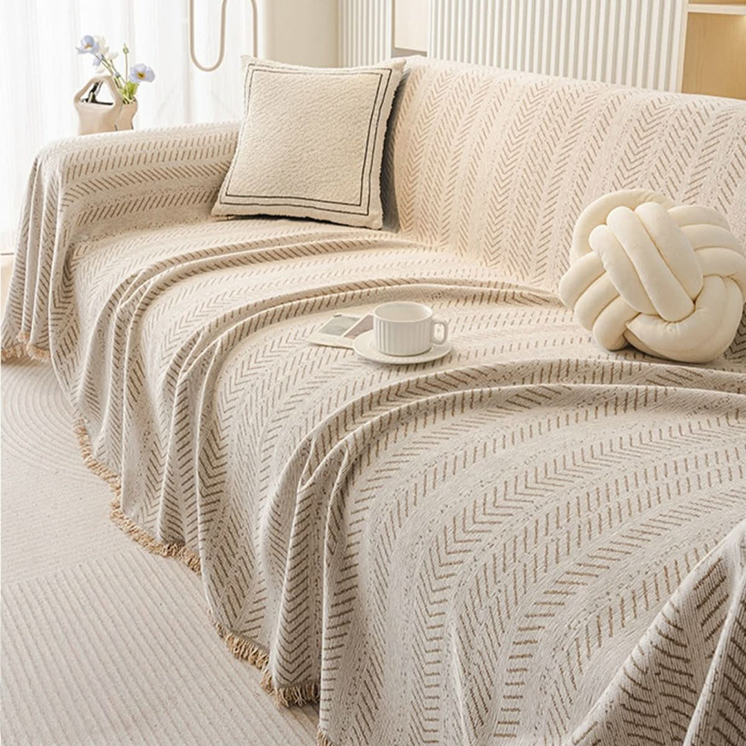 Housse de Canapé Moderne Motif Chevron pour un Style Contemporain 1