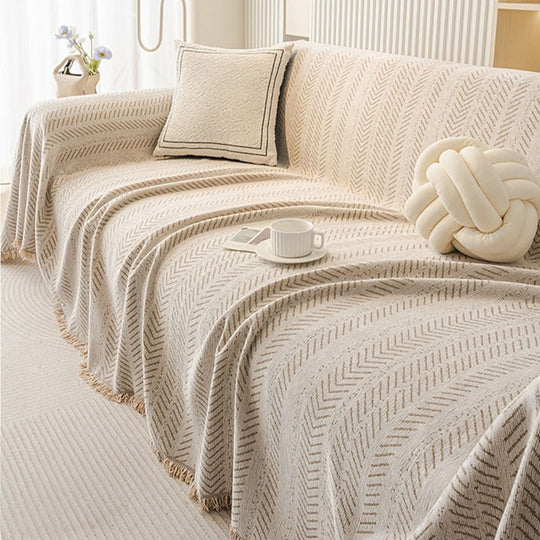 Housse de Canapé Moderne Motif Chevron pour un Style Contemporain 1