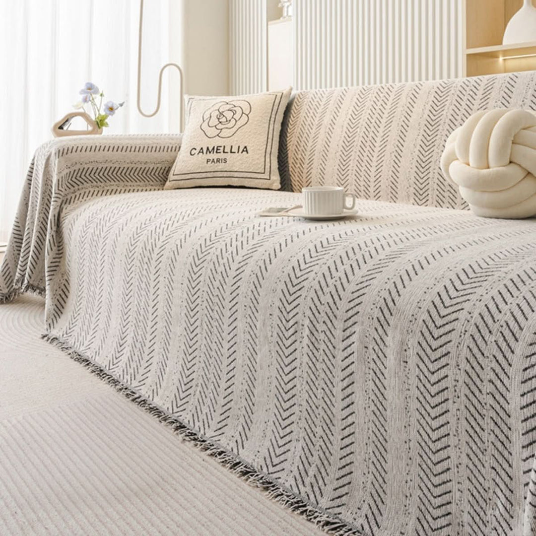 Housse de Canapé Moderne Motif Chevron pour un Style Contemporain 8