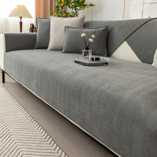 Housse de Canapé Motif Chevron Tendance 10