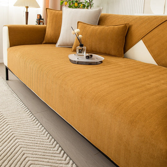 Housse de Canapé Motif Chevron Tendance 5
