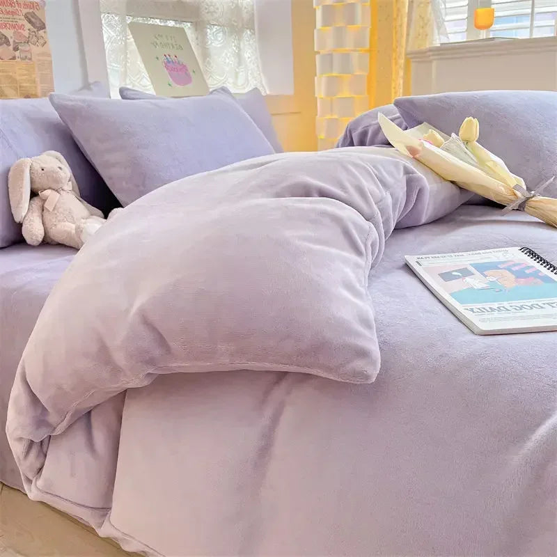 Housse de Couette Douillette en Flanelle 0