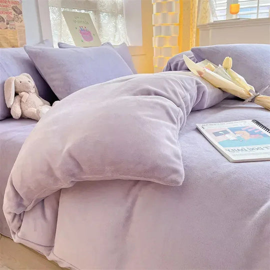 Housse de Couette Douillette en Flanelle 0