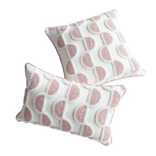 Housse de Coussin Abstraite en Boucle 0