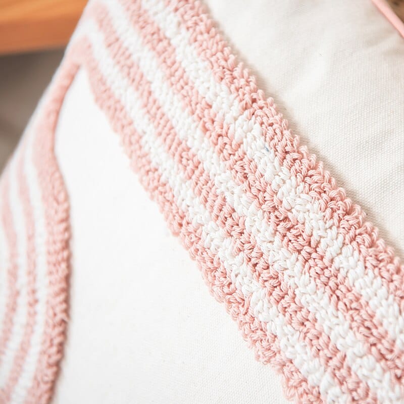 Housse de Coussin Abstraite en Boucle 7