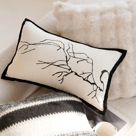 Housse de Coussin Brodée Style Chinois pour Femme 4