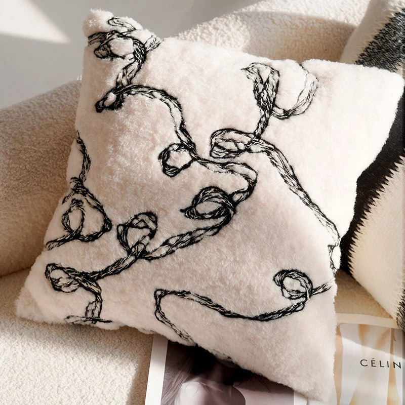 Housse de Coussin Brodée Style Chinois pour Femme 8