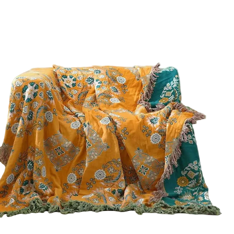 Housse de Couverture Boho pour un Intérieur Confortable 0