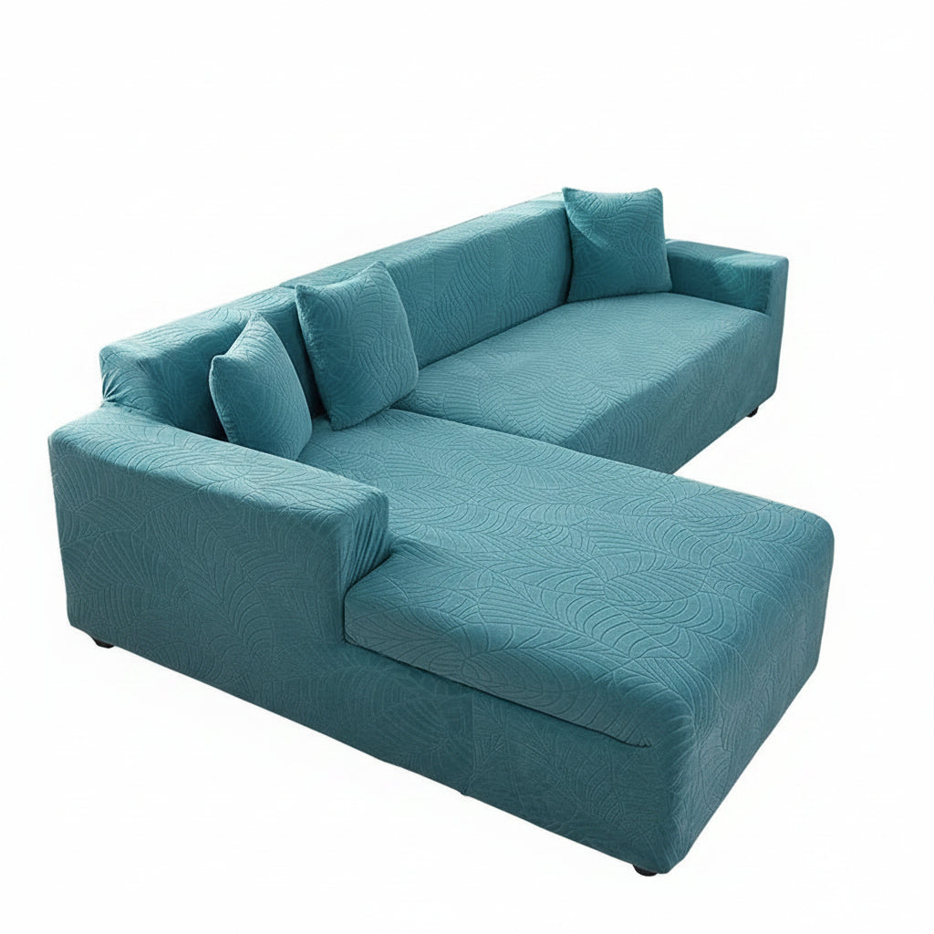 Housse de canapé sur mesure pour canapés en L 0