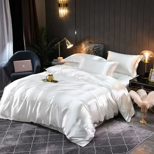 Housse de couette en soie pour un sommeil apaisant 7