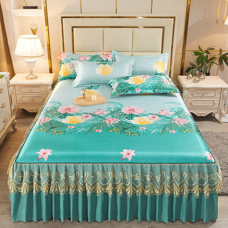 Housse de lit pour femme motif ours ludique 22
