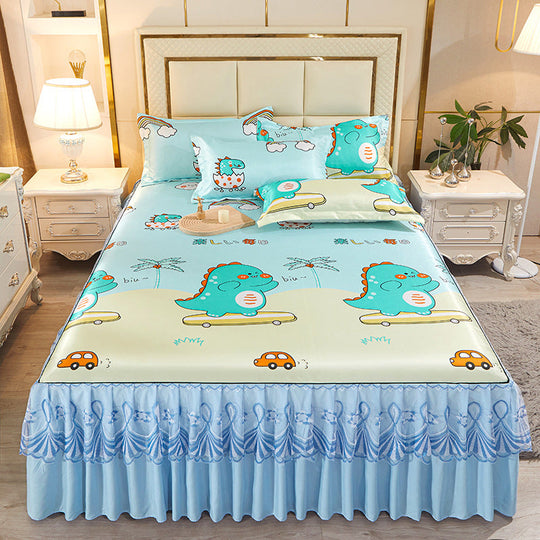 Housse de lit pour femme motif ours ludique 28