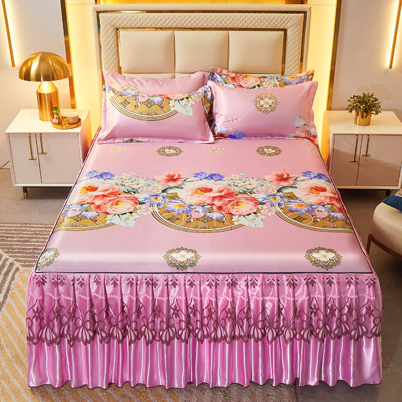 Housse de lit pour femme motif ours ludique 33