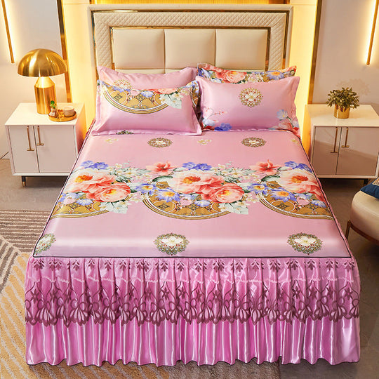 Housse de lit pour femme motif ours ludique 33