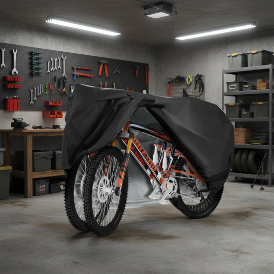 Housse de vélo imperméable avec protection contre le vent 2