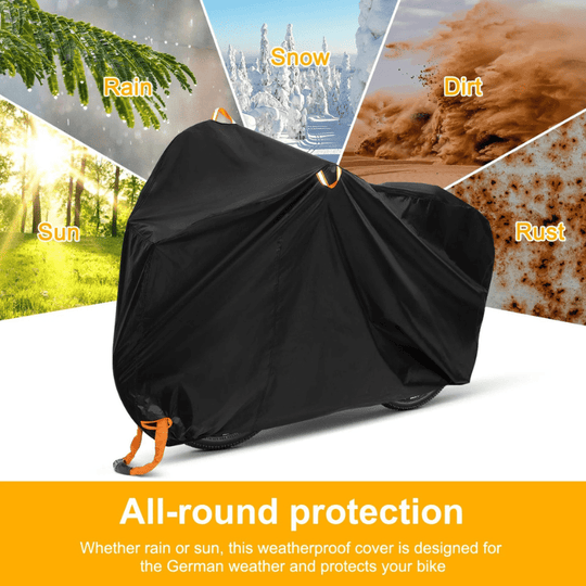 Housse de vélo imperméable avec protection contre le vent 6