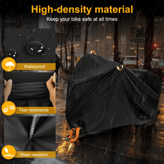 Housse de vélo imperméable avec protection contre le vent 8