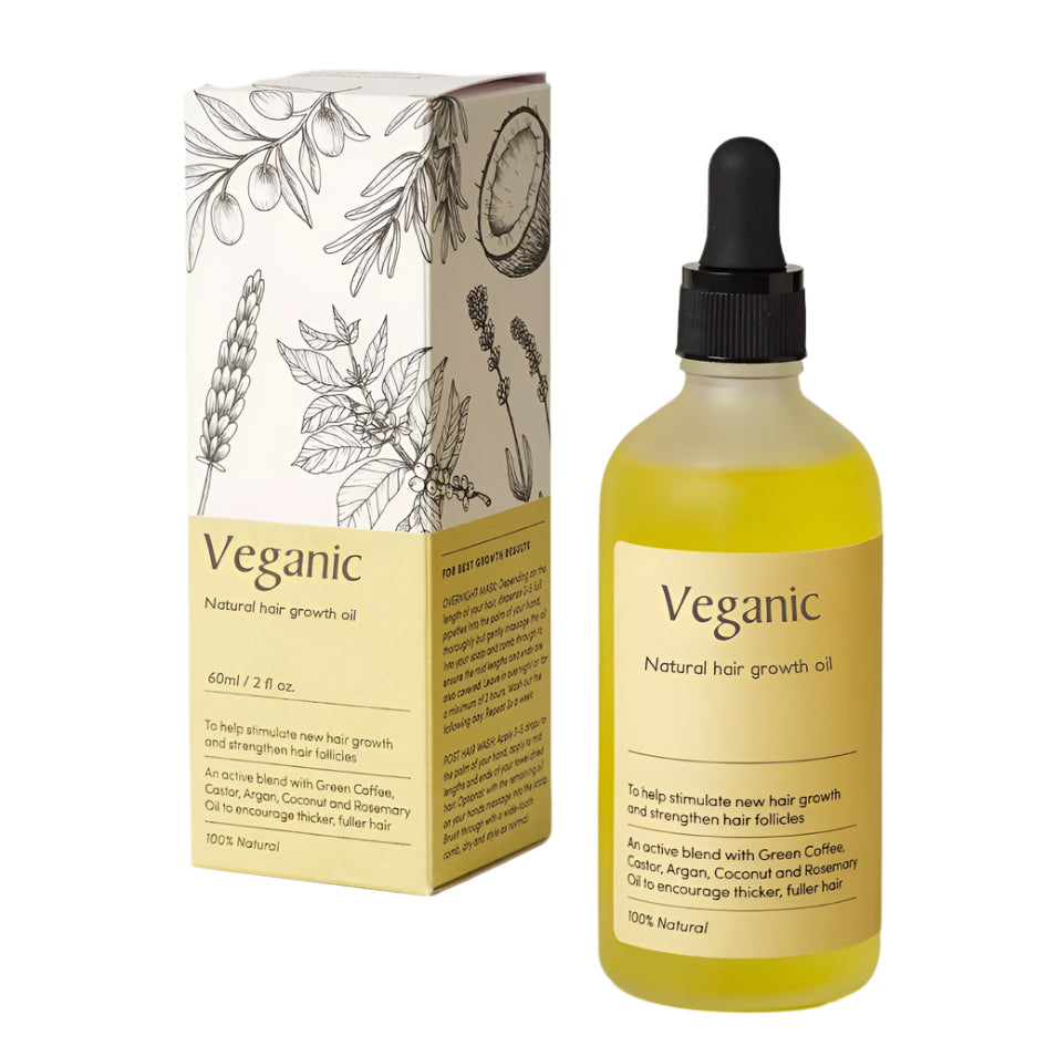 Huile Capillaire Naturelle Pour Cheveux - Huile de Ricin Pour Faire Pousser Les Cheveux 0