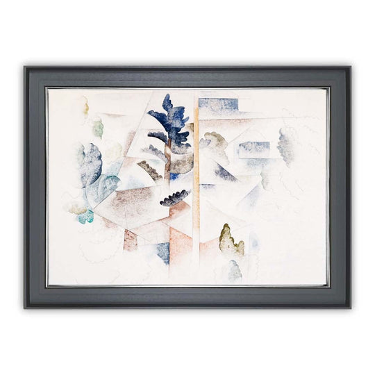 Impression d'Art Charles Demuth - Bermudes Arbres et Architecture 5