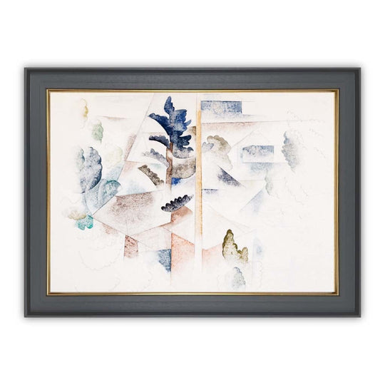 Impression d'Art Charles Demuth - Bermudes Arbres et Architecture 6