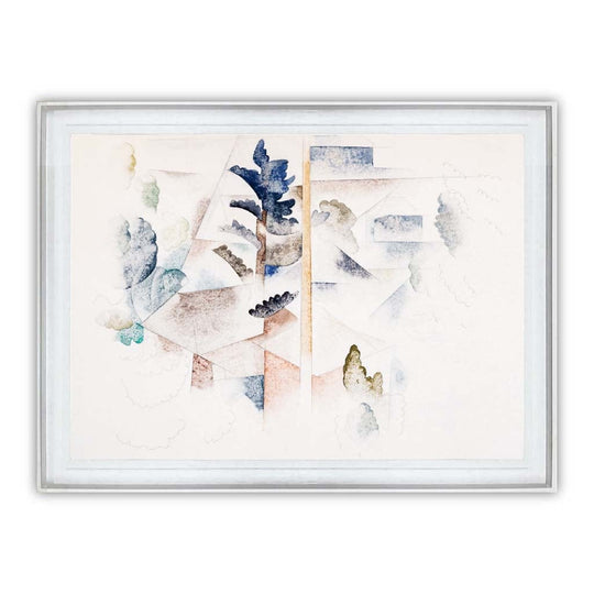 Impression d'Art Charles Demuth - Bermudes Arbres et Architecture 7
