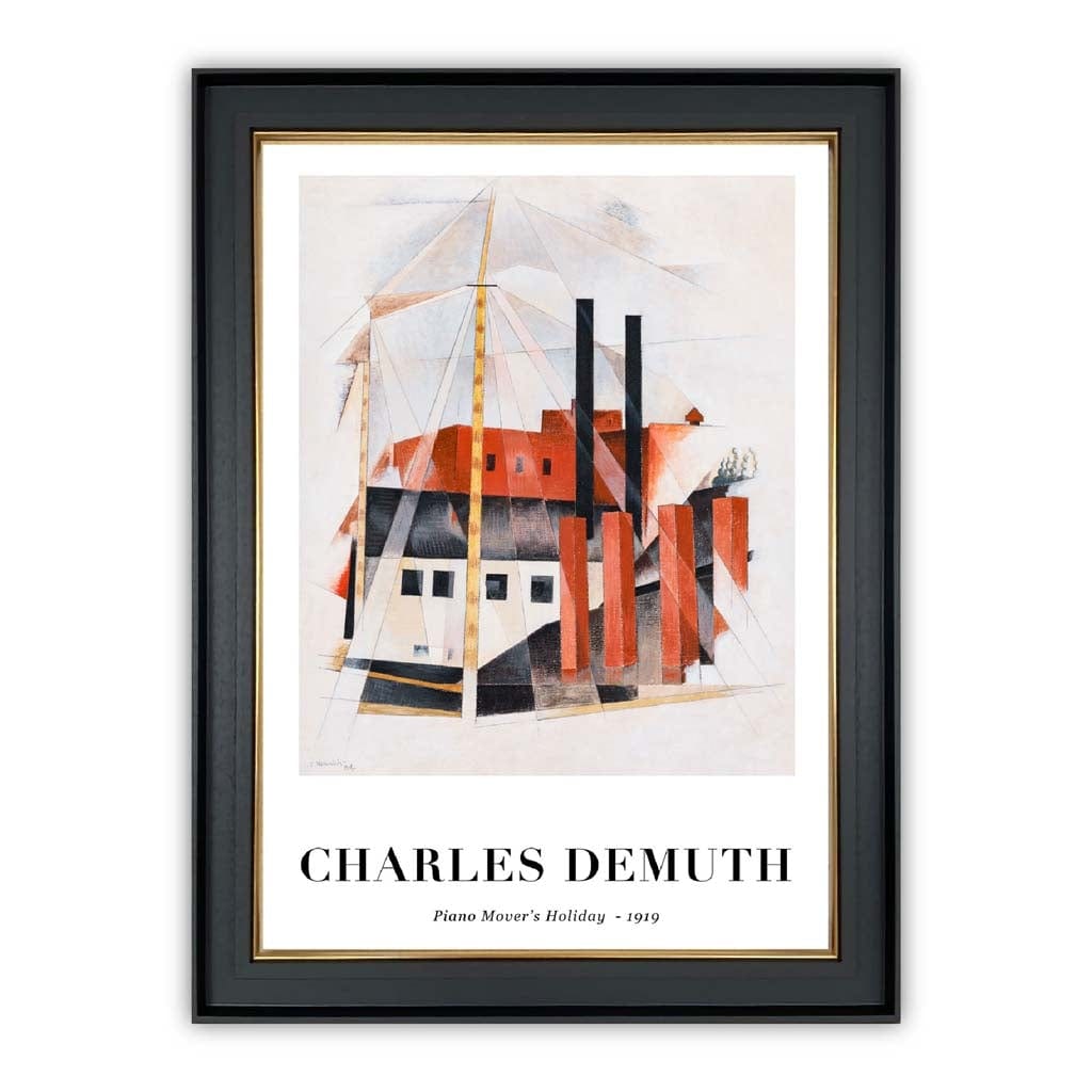 Impression d'Art Numérique Charles Demuth Vacances avec Transporteur de Piano 0