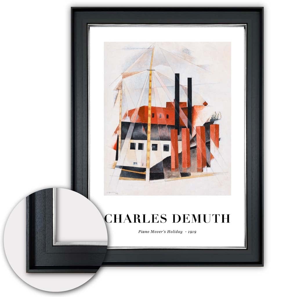 Impression d'Art Numérique Charles Demuth Vacances avec Transporteur de Piano 2