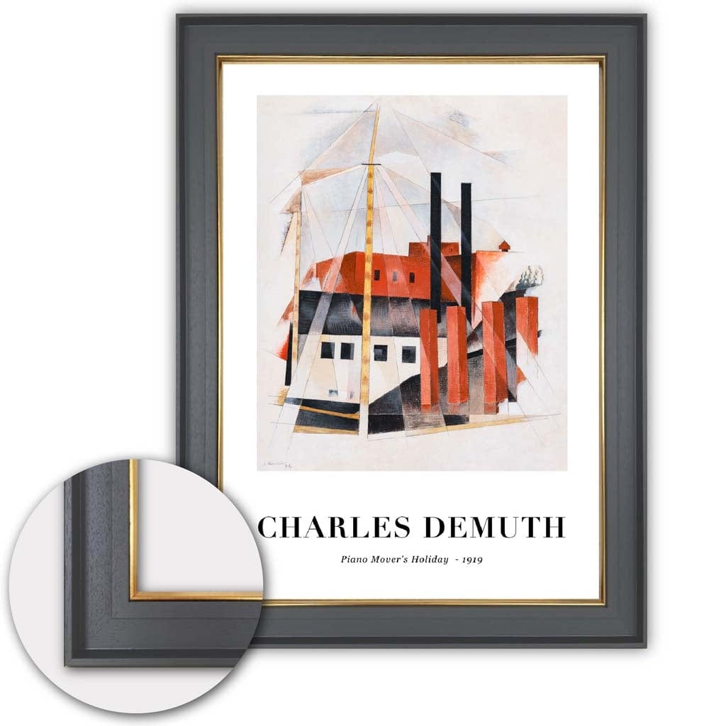 Impression d'Art Numérique Charles Demuth Vacances avec Transporteur de Piano 6