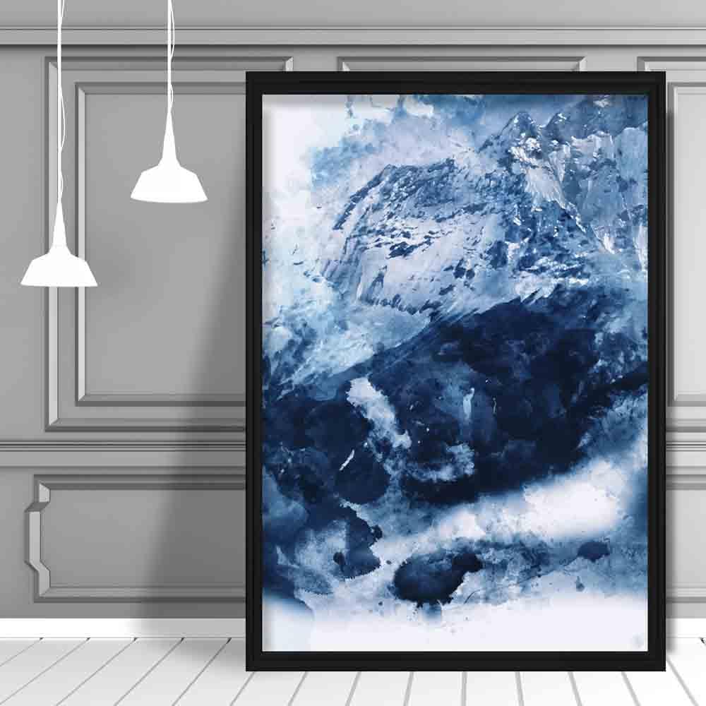 Impression d'art Montagne Abstraite 1