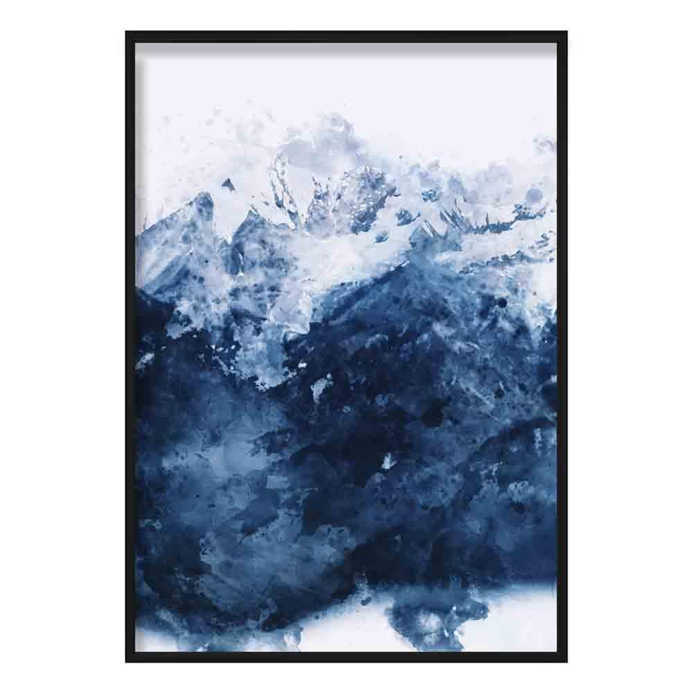 Impression d'art Montagne Abstraite pour Décoration 0
