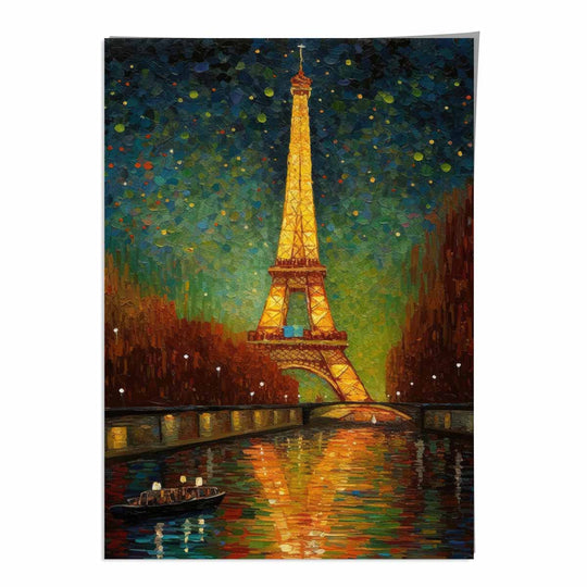 Impression d'art Paris la nuit 0