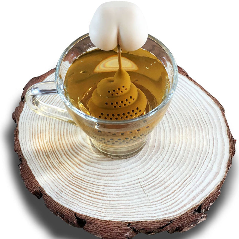 Infuseur à Thé Amusant en Silicone Pour Tasses - Accessoire de Détente et de Découverte 0