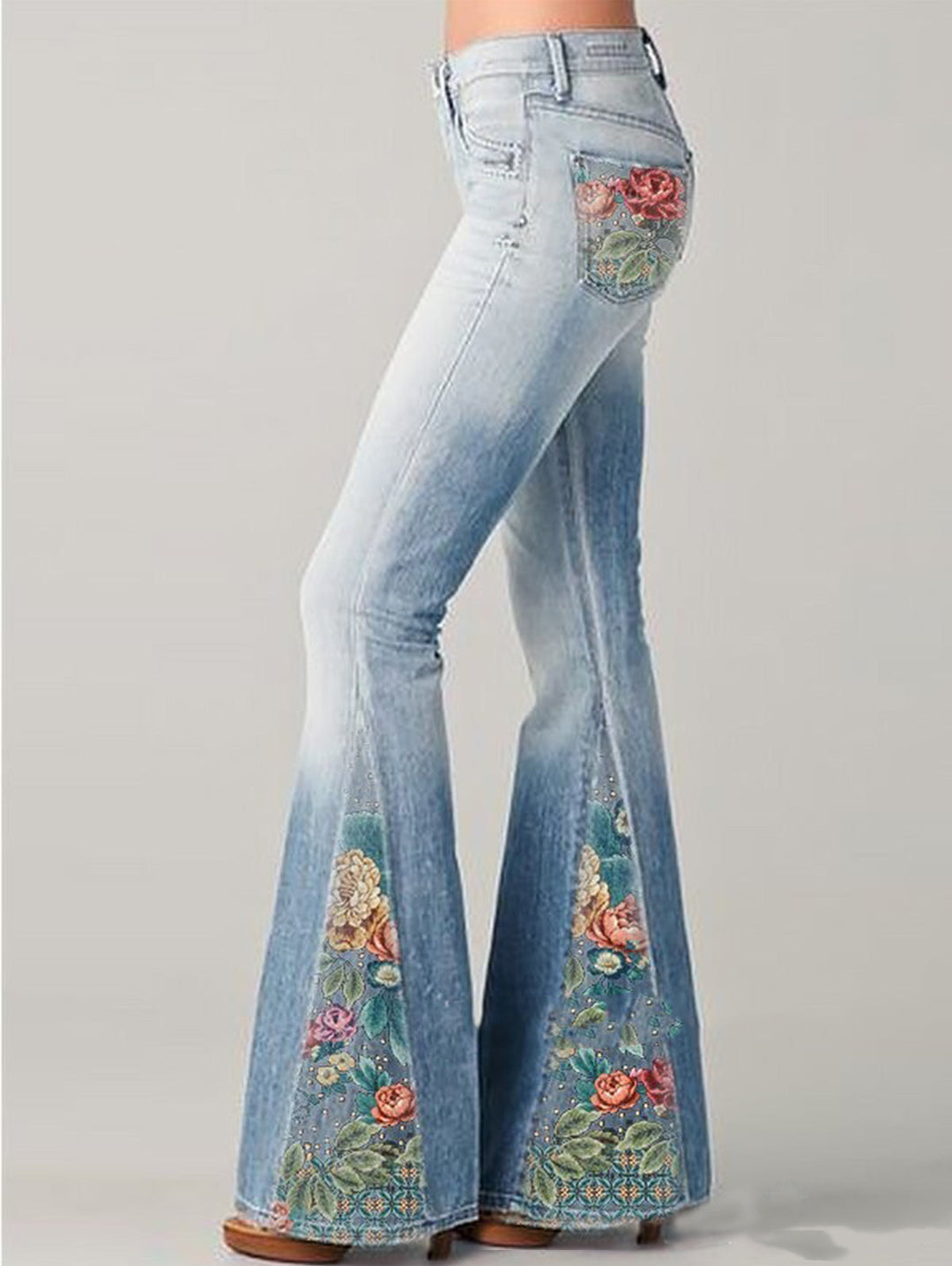 Jean Femme Évasé Tendance 1